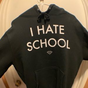 Diamond I hate school hoodie